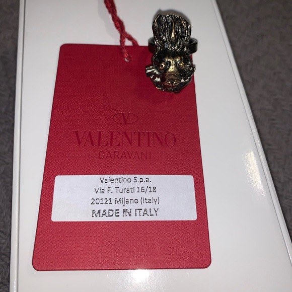 Valentino Garavani Bunny Motif Ring adjustable size - Picture 9 of 16